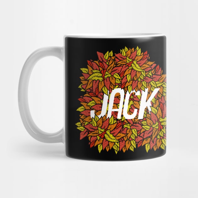 Jack, name with tree leaves. by JJadx